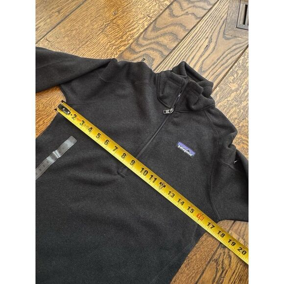 Patagonia Women's Better Sweater 1/4 Zip Pullover Size XS Black New With Tags - Picture 4 of 5